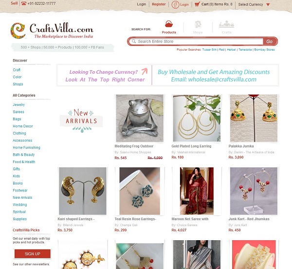 Craftsvilla - An Online Marketplace For Indian Crafts - Young Upstarts ...